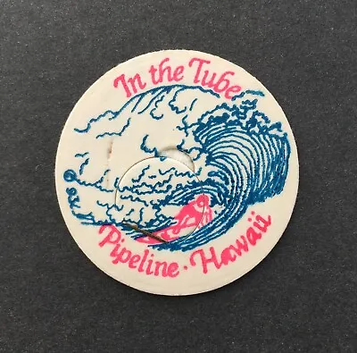 Pipeline Hawaii In The Tube Pog Milk Cap Surfer Waves Surfing 90s Game Piece • $13.85