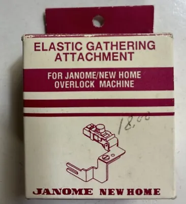 Janome Serger Elastic Gathering Attachment 634 7034 204 + More • $14