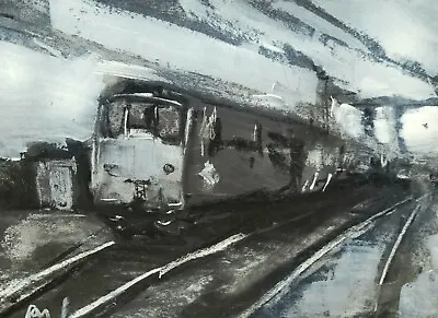 Railway Series Q2  Original Mixed Media Painting On Paper  • £25