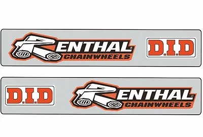 Swingarm Motocross Graphic Sticker Logo Adhesive Decal DID RENTHAL 2 Pcs • $19.99