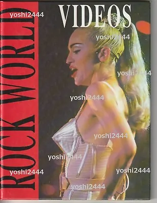 ROCK VIDEOS  : US Hard-cover Book : Very Rare / MADONNA / Blond Ambition Tour • £42