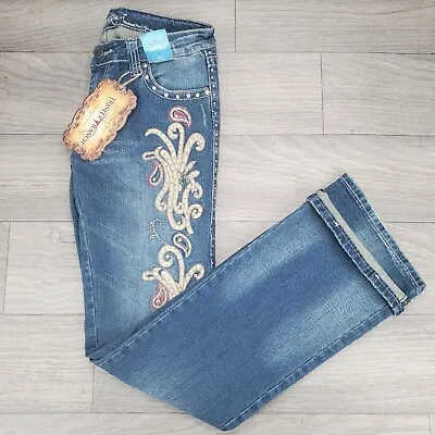 NWT Montana West Trinity Ranch Women's Size 11 - 32x35 Boot Cut Denim Jeans • $39.99