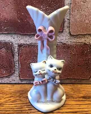 $8.99 • Buy Vintage Kitty Cat Mini Bud Vases / Vintage Retro Vase