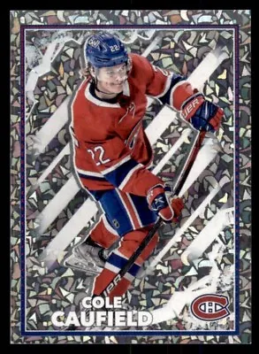 2022-23 NHL Stickers #259 Cole Caufield FOIL - Montreal Canadiens • $1.04