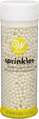 Sugar Pearls White 5 Oz Non Toxic • $6.95