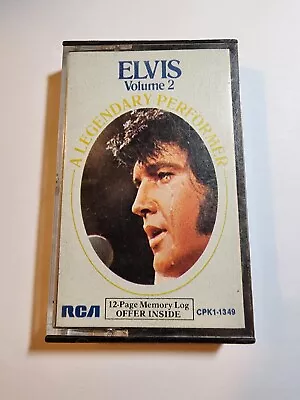 Elvis A Legendary Performer Volume 2 (Cassette 1989) VG+/EX CS15 • $10