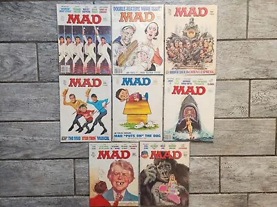 MAD MAGAZINE Lot Of 8 ICONIC 70's Issues Popeye Star Trek Jaws King Kong! • $35.99