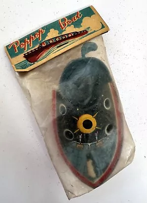 Vintage Steam Boat PopPop Candle Powered Ship Tin Toy Made In Japan NEW (b) • $12.53