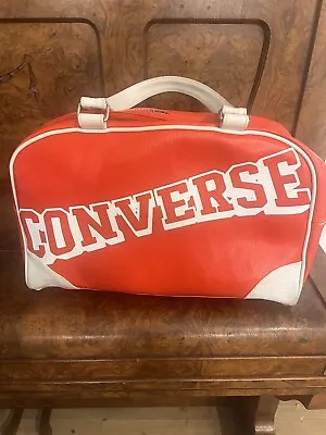 Vintage Rare Converse All Stars Bowling Bowler Bag Red • $10