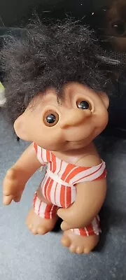 Vintage Thomas Dam Troll Doll Made In Denmark 1977 RARE Aerobics Troll ❤️ Cute • £16.99