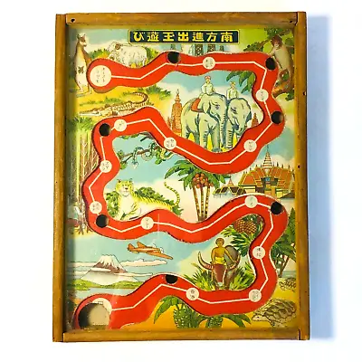 1930s Vintage Toy WW2  Japanese Pinball Game Bagatelle Militarism • $300