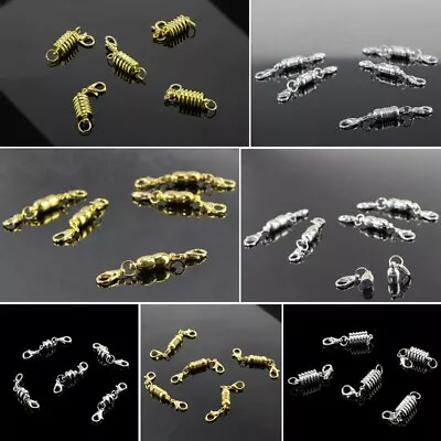 5pc Silver Gold Magnetic Clasp Hook For DIY Bracelet Necklace Jewelry Finding • $3.69