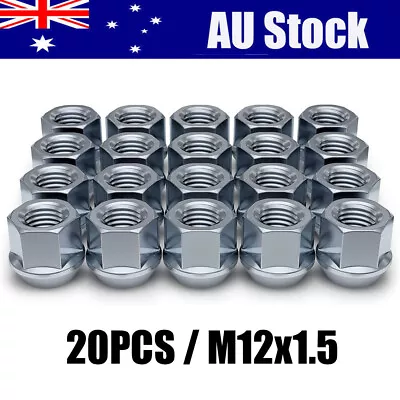 20X 12x1.5 Chrome Wheel Nuts For Holden Commodore VL VN VR VS VT VX VY VZ OZ • $37.95