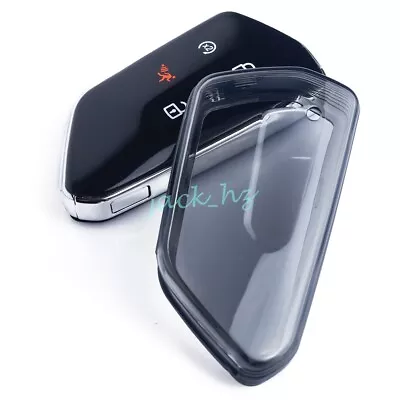 $8.82 • Buy For VW Golf GTI MK8 ID.4 2022 2023 Black Transparent Key Fob Case Cover Holder
