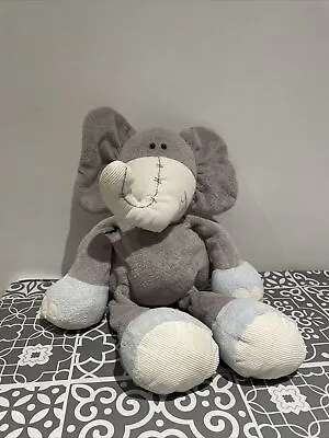Mamas & Papas - Once Upon A Time Range - Grey Elephant Toy Plush - Nursery • £12.99