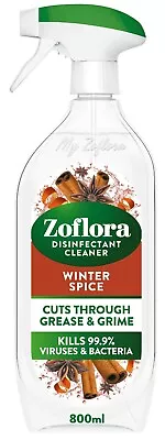 £6.60 • Buy Zoflora Multi-Purpose Disinfectant Cleaner, Winter Spices, Trigger Spray 800ml.
