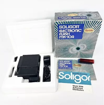 Soligor MK-10A Vintage Electronic Camera Flash In Box Made In Japan • $149.95