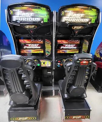 Fast And Furious (2 Games) Sit Down Arcade Driving Game (2 Linked Units) 24  LCD • $5100