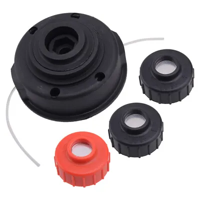 Strimmer Trimmer Head & Spool Line Kit 4x Fit For Qualcast GDB30B M8x13mm • £13.56