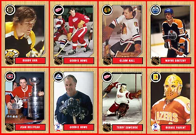 CUSTOM MADE HOCKEY Art CARDS 103 Different Wood Grain Style Series 3 U-PICK • $1.88