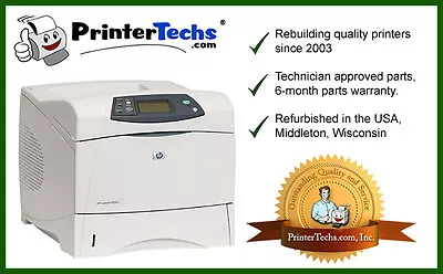 HP Laserjet 4300N Q2432A Upgraded With Metal Swing Plate And Long Life Fuser • $429
