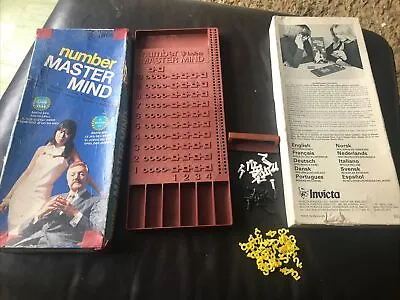 Number Mastermind Vintage Game By Invicta 1976 - Incomplete • £4.99