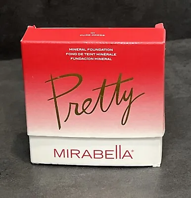 Mirabella Pretty Mineral Foundation 111 Pure Press 0.35oz Sealed • $17