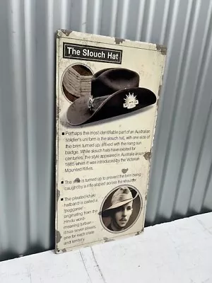 Akubra Slouch Hat Heavy Duty Sign 600 Mm X 300 Mm Free Post • $84.99