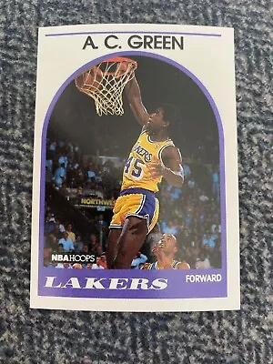 1989 NBA Hoops #124   A.C. Green  - Lakers  -  • $1.25