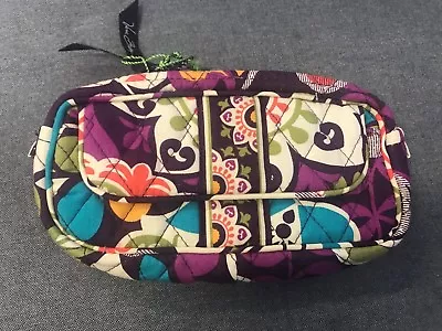 Vera Bradley Mirror Cosmetic Case In Go Wild Or Plum Crazy NEW • $19.95