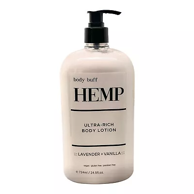 Hemp Ultra Rich Body Lotion Lavener Vanilla With Essential Oil Home & Body • $17.43