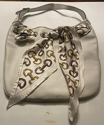 “GUCCI” Positano  LEATHER Hobo Scarf  TOTE Handbag Purse HOBO BAG • $843.04