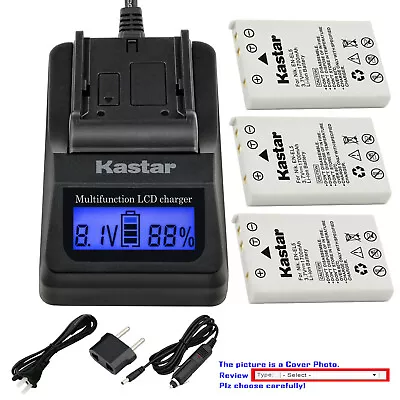 Kastar Battery LCD Fast Charger For Nikon EN-EL5 EL5 Nikon Coolpix P500 Camera • $21.99