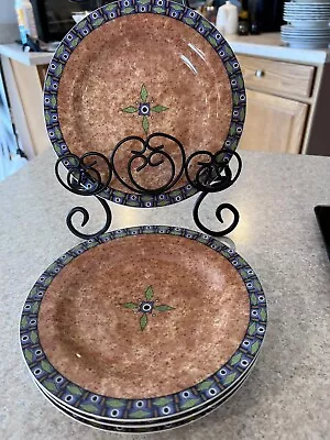 1998 John Zak Salad Plate “Morocco” Art Dining CollectIon Sakura 8” Set Of 2 EUC • $38