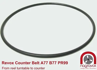 Revox Long Black Counter Belt A77   B77   PR99  • $6.50