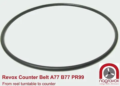 Revox Long Black Counter Belt    B77   PR99  • $6.50