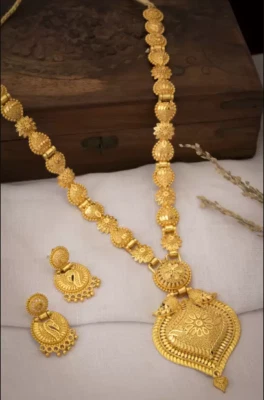 $19.79 • Buy Traditional South Indian Temple Gold Plated Wedding Necklace Earring Jewelry Set