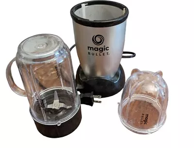 Magic Bullet® (4 Pieces Partial Set)  Personal Blender MBR-1101  **Read Title**  • $15.99