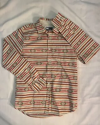 Modern Amusement Long Sleeve Shirt  Aztec Navajo Print Button Up Men’s Medium • $22.95