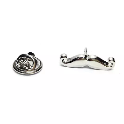 £4.99 • Buy Moustache Lapel Pin Badge  X2AJTP060