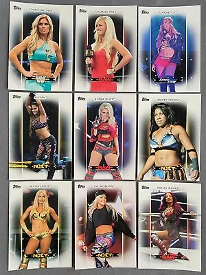 2017 Topps WWE Women's Division Wrestling Pick Card To Complete (R-1 To R-50) • $1.25