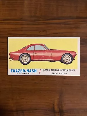 Vintage 1961 Topps Sports Cars Frazer-nash • $20
