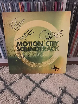 Motion City Soundtrack SIGNED Go Exclusive X/500 Green Marble Vinyl LP NEW • $99