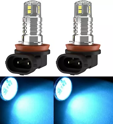 LED 20W H16 64219 Icy Blue 8000K Two Bulbs Fog Light Replacement Stock Lamp JDM • $25.50