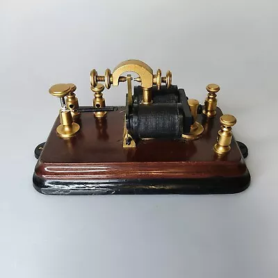 Vintage 25 Ohms Morse Code Railroad Telegraph Relay Sounder Key Keyer Unbranded • $49.99