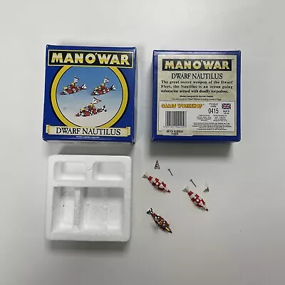 Dwarf Nautilus Man O'War Complete In Box.   Games Workshop • £29.95