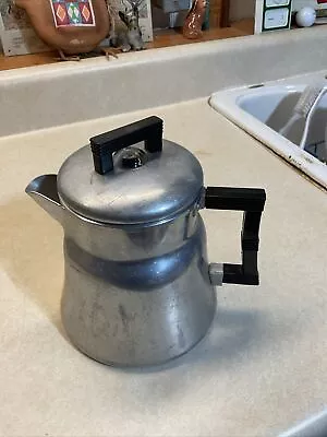 Wear Ever Percolator Coffee Pot #3008 Aluminum Complete 4 Cup Camp/Stovetop • $5