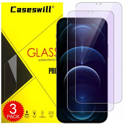 For IPhone 15 14 13 12 11 Pro X XS Max XR 8 Plus Anti-Blue Ligh Screen Protector • $17.17