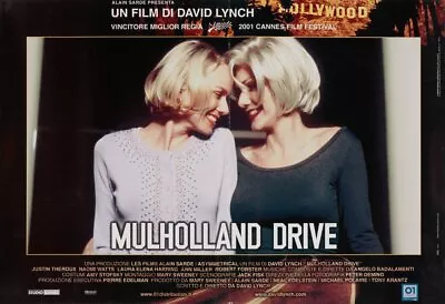 Mulholland Drive 2001 Italian Fotobusta Poster • $150