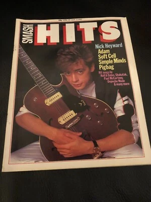 £5 • Buy Smash Hits - April 1982- Small Faces Pigbag Beat Depeche Mode Simple Minds